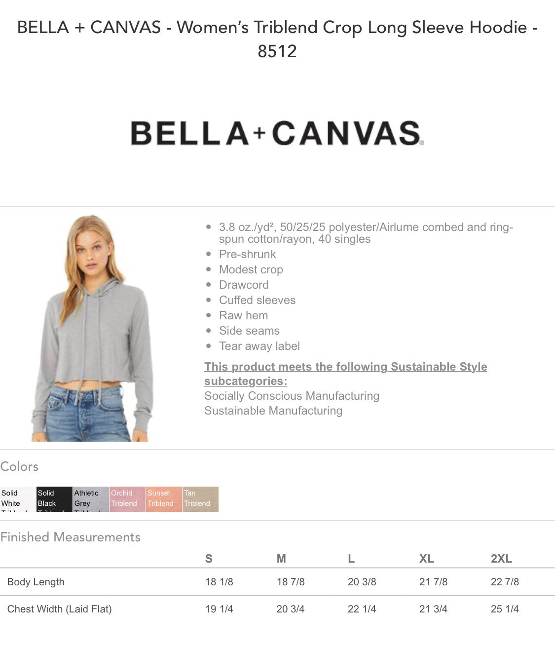 Women’s BB Crop Top Hoodie