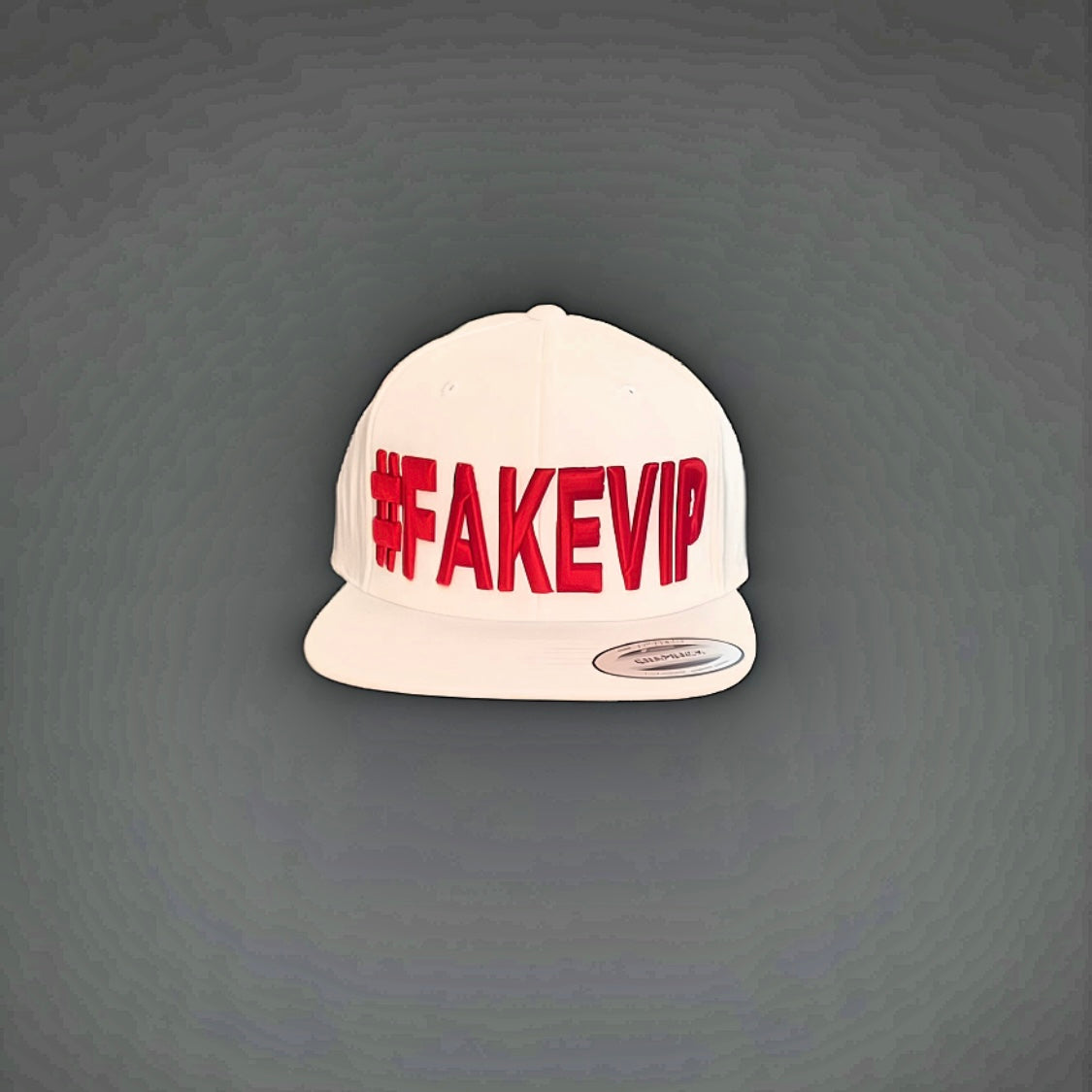 #FAKEVIP- White hat with Red Lettering