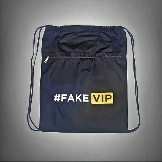 Drawstring Backpack with Front Zipper