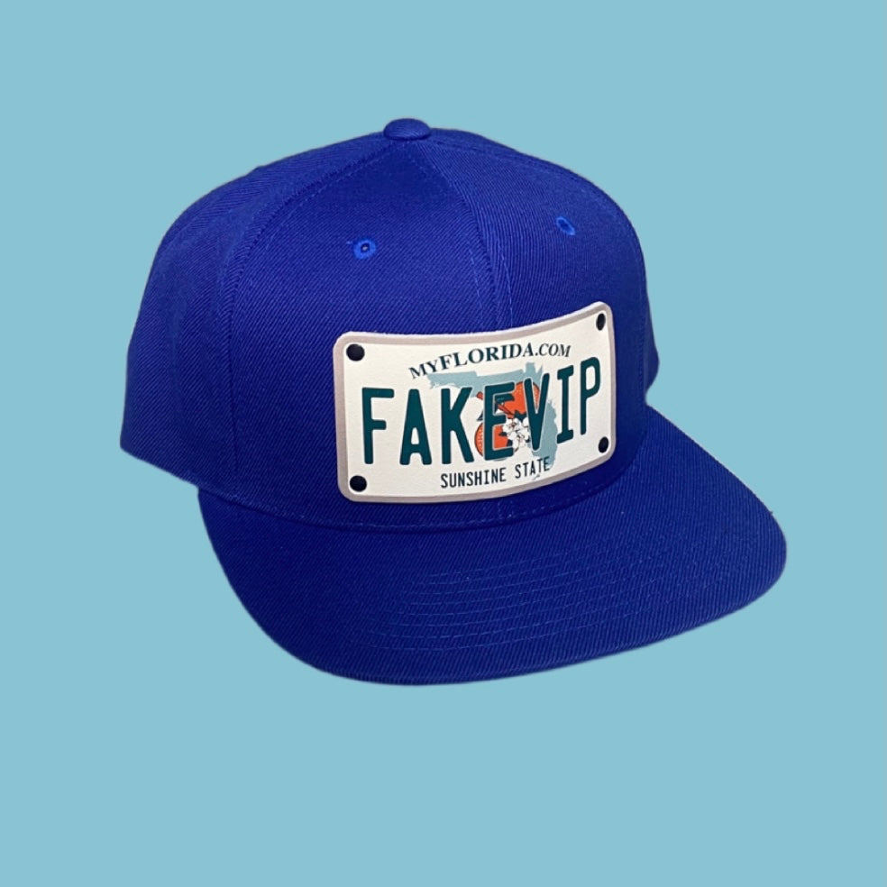 Royal Blue License Plate Hat