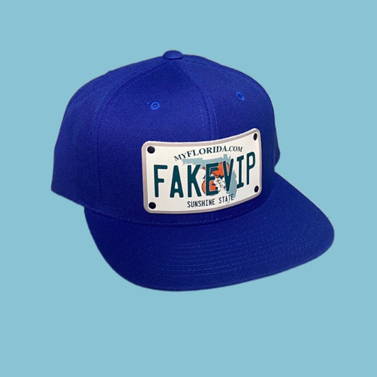 Royal Blue License Plate Hat