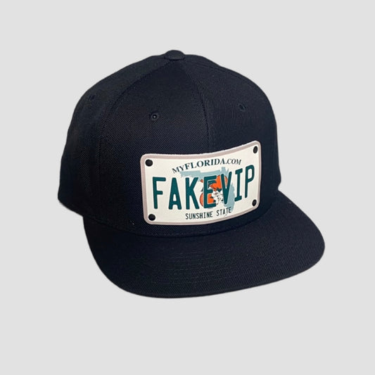 Black License Plate Hat